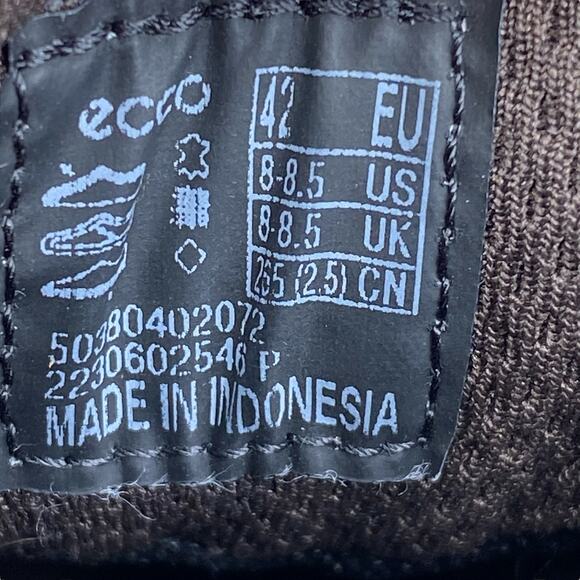 ECCO Mens Turn Brown Nubuck Chukka Boots Size US 8/8.5 - Picture 10 of 10